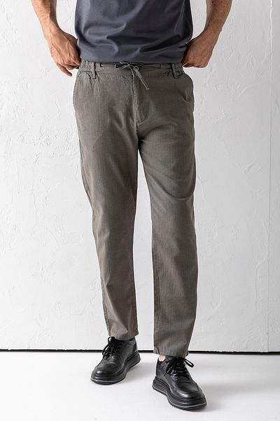 JB John Borners Men's Adjustable Waist Pocket Jogger Pants Dark Green - 5060