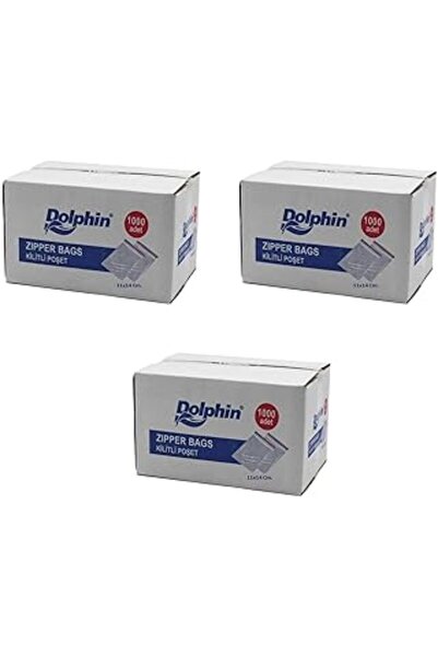 Genel Markalar Dolphin Kilitli Şeffaf Buzdolabı Kilitli Saklama Poşeti Torba ...