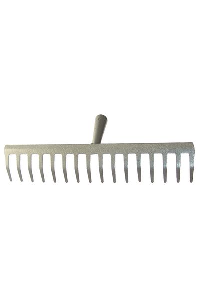 flores Forged carbon grey rake, 4 mm, 12 teeth