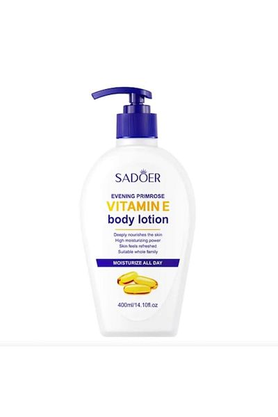 SADOER Loțiune de corp hidratantă cu vitamina E 400 ml