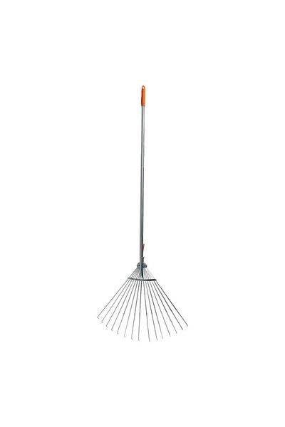 flores Adjustable metal rake, for leaves, 15 teeth, length 1.2 m