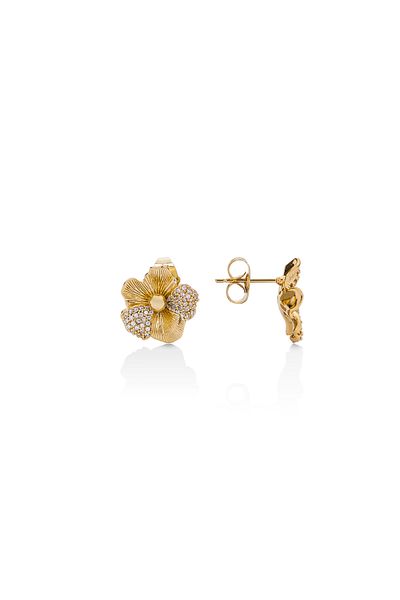 Mesmera Stone Flower Earrings