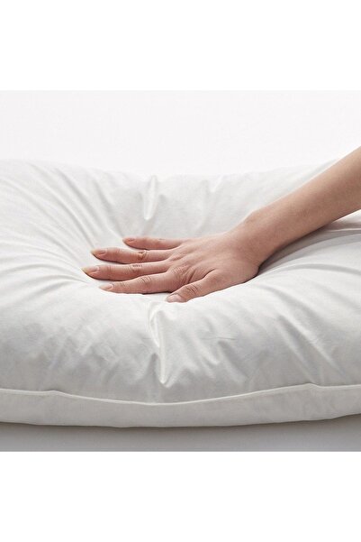 Muji Feather Pillow, W 50 X L 70 cm, White