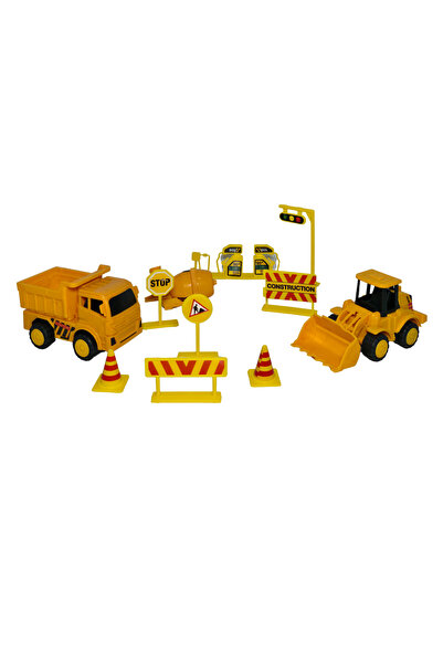 RAF Store Kutulu Şantiye Seti Kepçe Kamyon Mikser 11 Parça