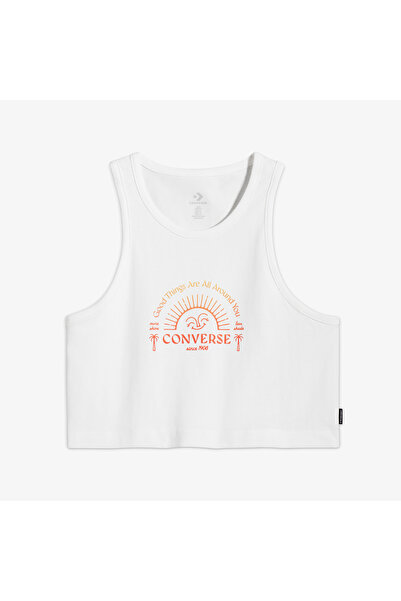 Converse Kadın Beyaz T-Shirt