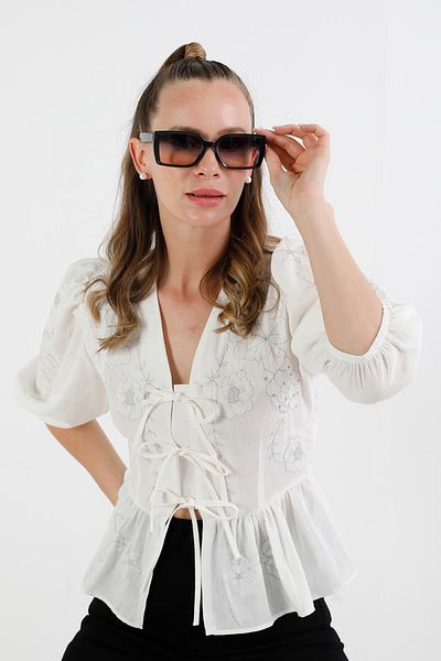 Fulla Moda Rectangular Framed Sunglasses
