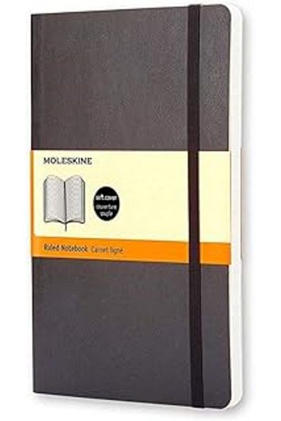 AMAZON TOHUM Moleskie pocket size black soft cover lined notebook 192 sheets