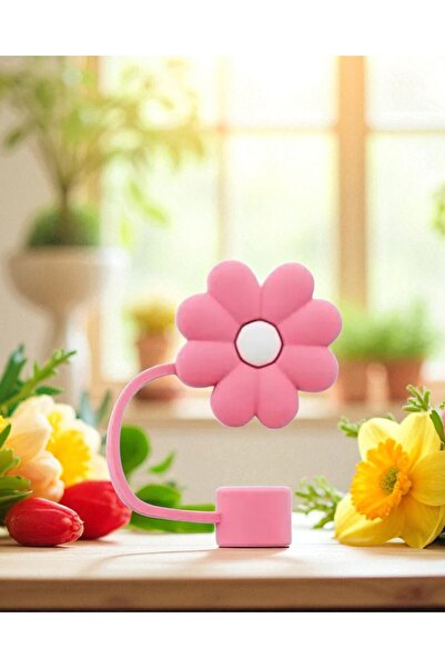 Gizmo Vibe Quencher Termos Uyumlu Yeşil Çiçek Aksesuar / Pipet Koruyucu / Sil...