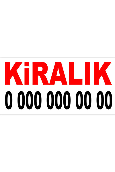 KİRALIK AFİŞ (Avrupa Vinil 100*50) ÖLÇÜLERİNDE