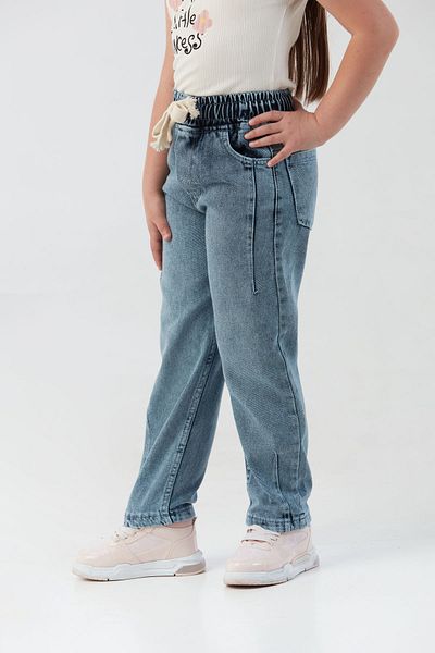 Fulla Moda Pantaloni din denim pentru fete 100% bumbac