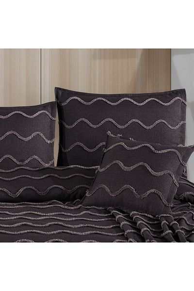 Lief Home Double Bedspread Set 240X240 cm + 2 Pillowcases + 1 Throw Pillow Case