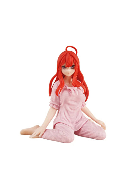 CeymSTecH Yeni Anime Sevimli Nighty Nakano Itsuki Pijamalı Oturan Duruşu 9 cm...