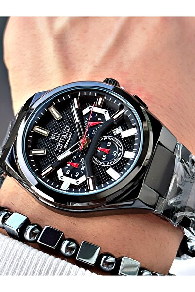 Reward Black Color Functions Active Steel Strap Men's Wristwatch + BRACELET W...