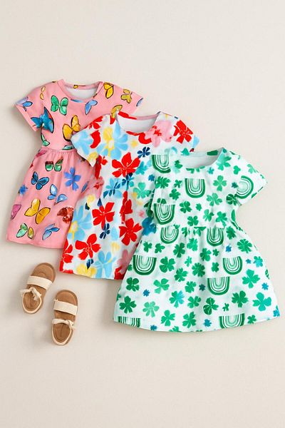 tny kids collection 3 Printed Girl's Dresses