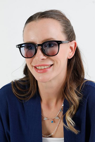 Fulla Moda Metal Detailed Frame Sunglasses