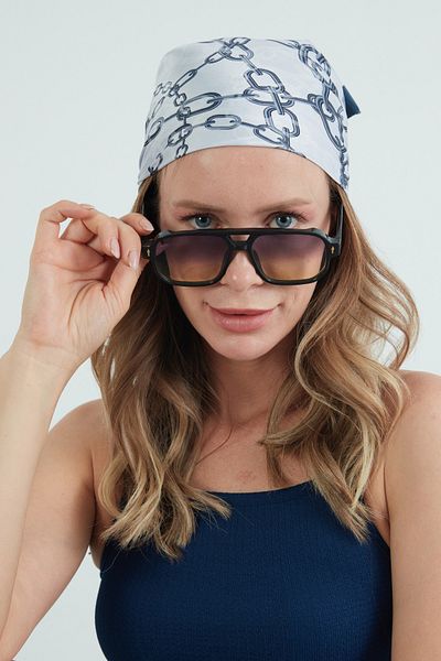 Fulla Moda Sunglasses with Metal Accessory Detail