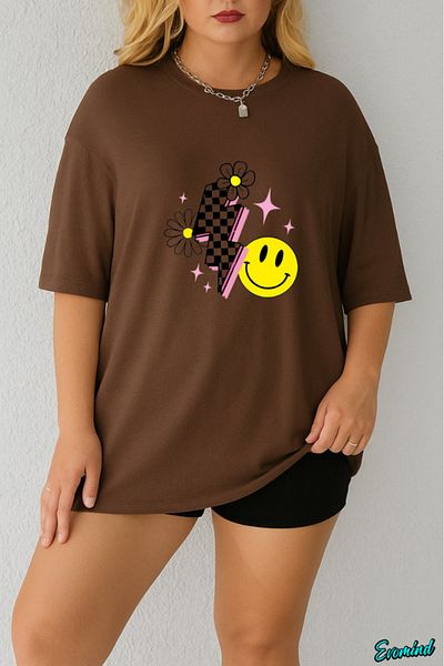 Evomind 1 T-shirt για αγορές 5 και άνω στο καλάθι - Μπλουζάκι με στάμπα Lightning Plus Size