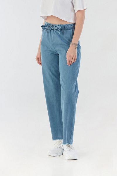 Fulla Moda Pantaloni Palazzo cu talie elastică
