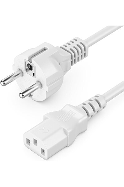 DARYUN DYX 1,5 Metre Power Kasa Güç kablosu Beyaz