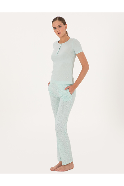 Pierre Cardin Mint Short Sleeve Pajama Set 50318995-Vr090