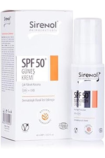 Genel Markalar Sirenol-Natural Cadı Fındığı Spf50 Güneş Kremi