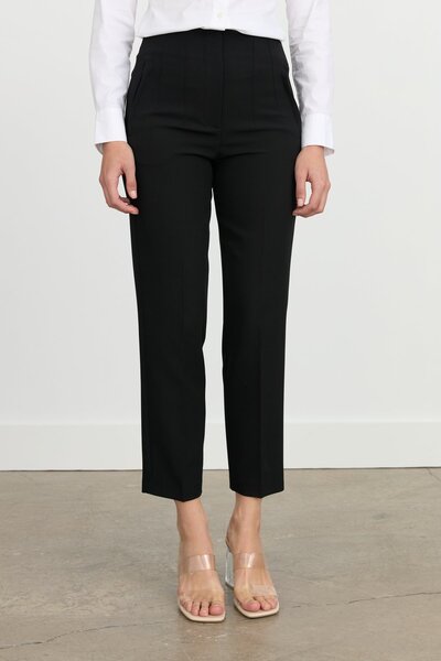 Nihan Buy Pensli Ironed Carrot Trousers Black