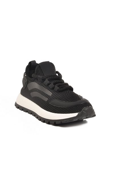 AYK'S Black-White Memory Foam Mesh Men's Sports Shoes Nepal m