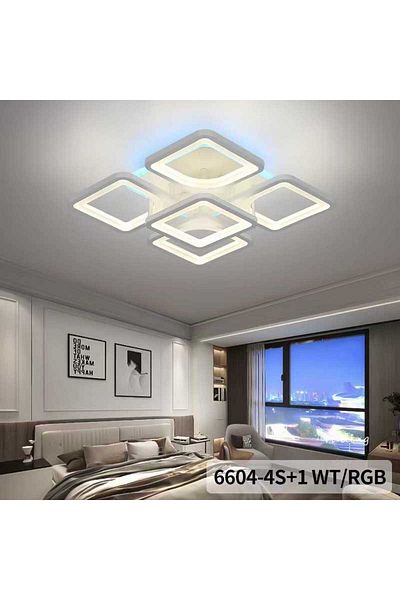 Sueva RGB LED Chandelier with 2.4G wifi Remote Control with light/cold/warm/neutral adjustable intensity