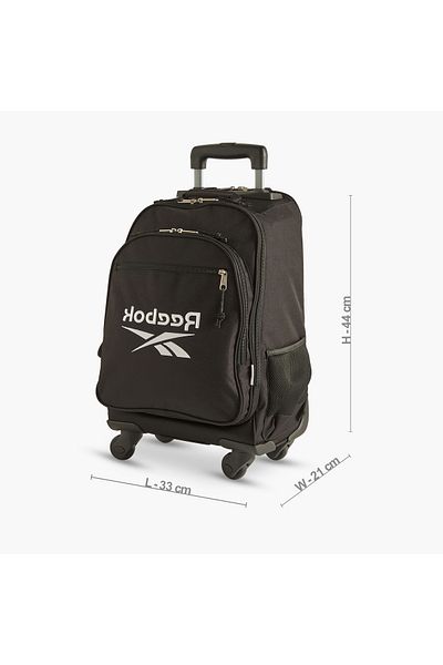 Reebok Logo Print Convertible Trolley Backpack - 33x44x21 cms 2-Year Warranty