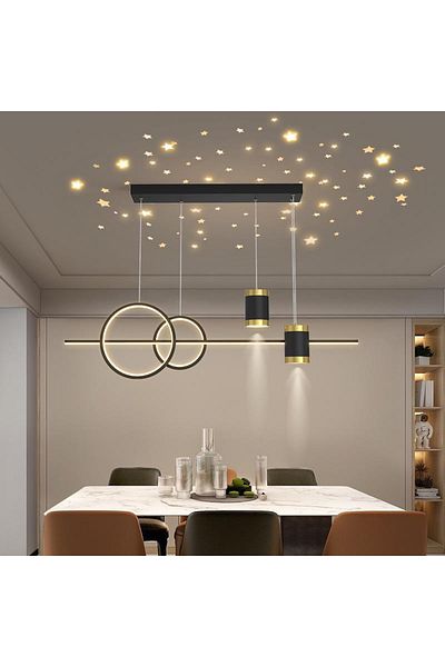 Sueva Led Chandelier With Remote Control Projector Starry Night Wifi 2.4g Light/cold/warm/neutral