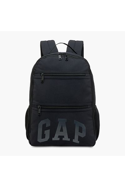 GAP Logo Print 17-inch Backpack with Adjustable Straps and Zip Closure - 43x31x14 cms