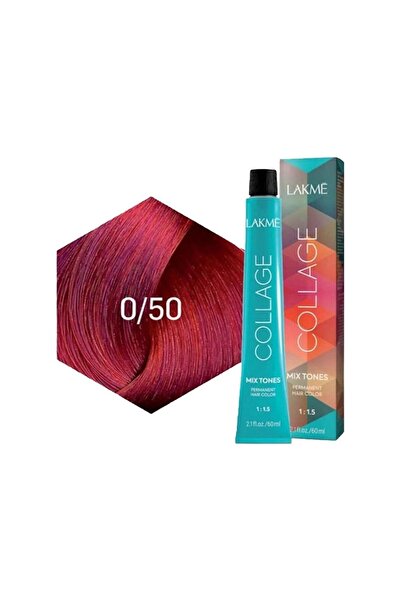 Lakme لاكمي كولاج كلير صبغة شعر - ميكس تون أحمر 0/50