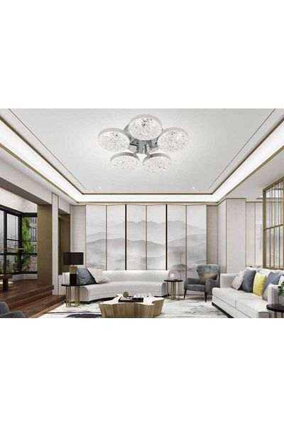 Sueva Led Chandelier With 2.4g Wifi Remote Control Light/cold/warm/neutral Intensity Cod:se-c1191/5