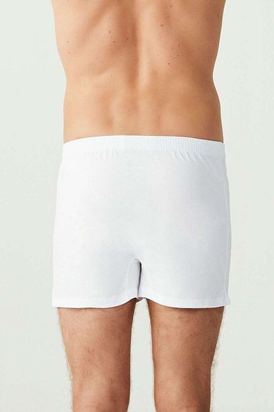 U.S. Polo Assn. 2 Pieces, 100% Cotton, Buttoned, Men's Boxer Shorts Underpants, White
