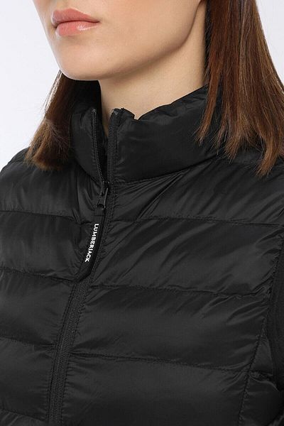 lumberjack Basic Vest W Daily Sports Γυναικείο Γιλέκο Μαύρο - 100559684