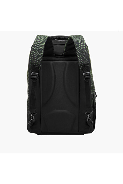 Shout Printed Backpack with Zip Closure and Adjustable Strap - 32x20x45 cm