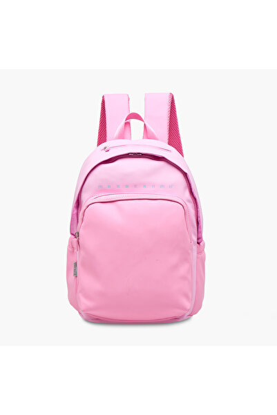 Monocrom حقيبة ظهر مونوكرومو ملونة بسحاب إغلاق وحزام قابل للتعديل - 26×36×17 سم