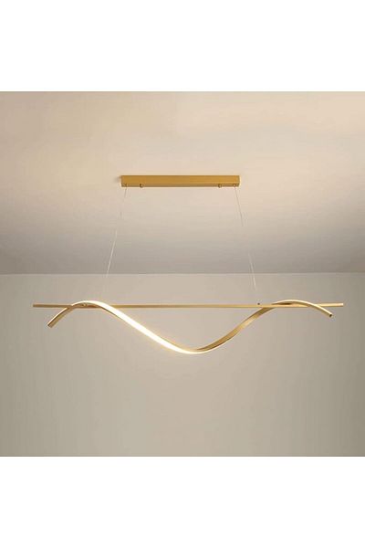 LightPlanet Minimalist 30w Led Chandelier With 2.4g Wifi Remote Control. Light/cold/warm/neutral Intensity