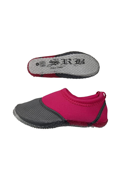 SRB Γυναικεία παπούτσια παραλίας Serabien σε φούξια-γκρι διχτυωτό πλέγμα