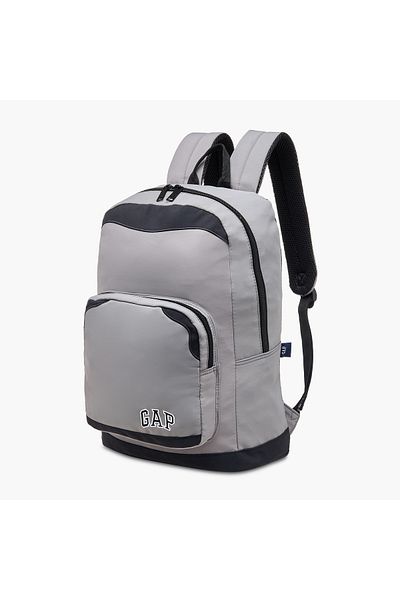 GAP 18-inch Logo Print Backpack with Adjustable Straps and Zip Closure - 45x30x16 cms