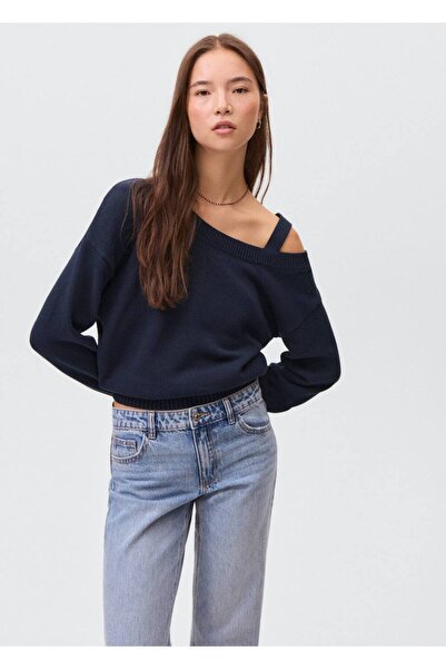 Mango Teen Cut out detaylı triko kazak