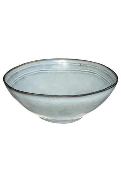 Secret de Gourmet Flower Dishwasher Safe Sandstone Salad Bowl Blue 24cm