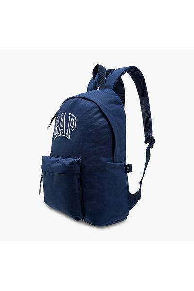 GAP 17-inch Logo Print Backpack with Adjustable Straps and Zip Closure - 43x29x11 cms