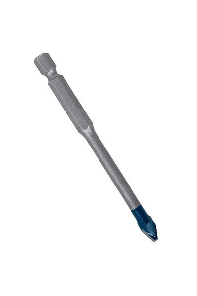 Bosch Expert Hex-9 Hard Ceramic Drill Bit Silver and Blue 6 x 90mm JE2 608 900 590