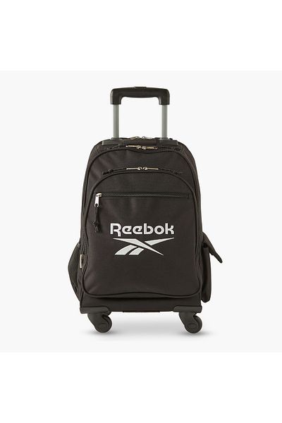 Reebok Logo Print Convertible Trolley Backpack - 33x44x21 cms 2-Year Warranty