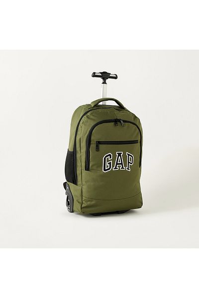 GAP 18-inch Solid Trolley Backpack with Retractable Handle - 30x16x46 cms