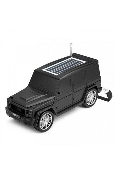 Generic Solar-Powered Car Bluetooth Speaker – FM Radio, Flashlight, and Powerful Bass Stereo Sound