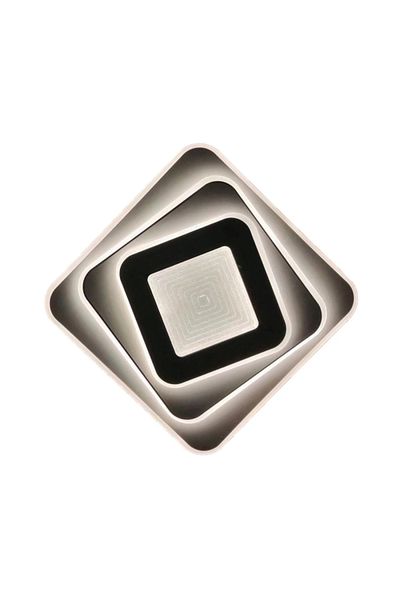 Sueva Square Led Chandelier With Three Levels And Wifi Remote Control 2.4g Light/cold/warm/neutral