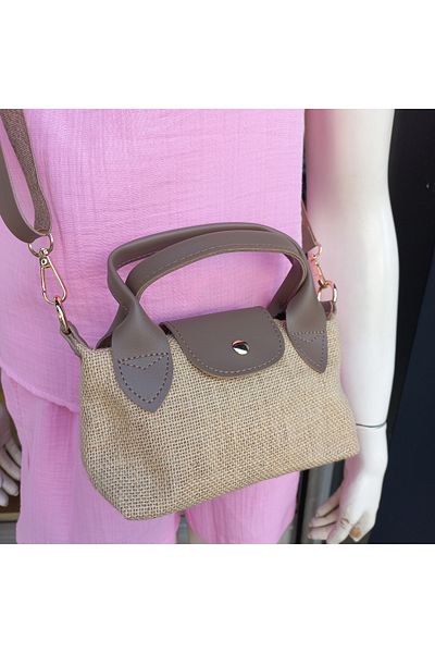 çkn sedat çakan çanta & fular & aksesuar Straw Long Women's Hand Shoulder Cross Bag 20X10Cm