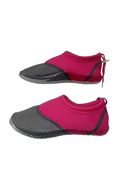 SRB Γυναικεία παπούτσια παραλίας Serabien σε φούξια-γκρι διχτυωτό πλέγμα